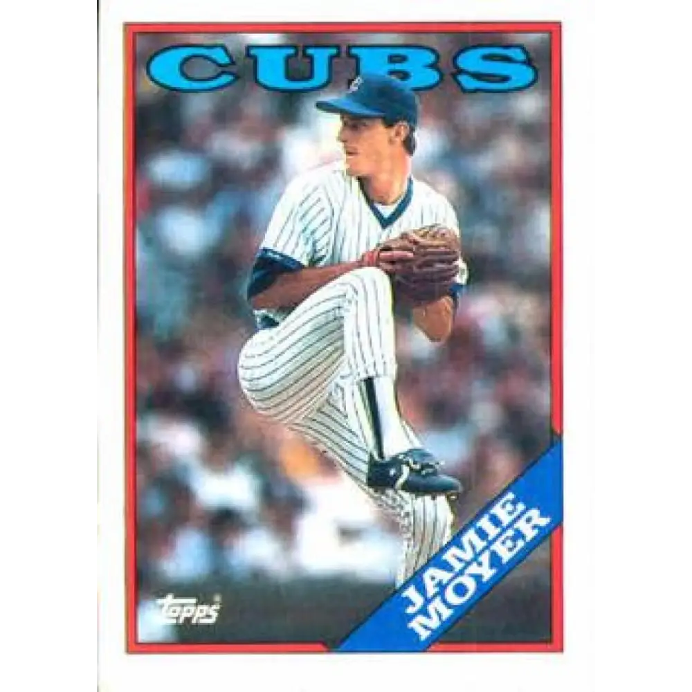 1988 Topps #36 Jamie Moyer NM-MT Chicago Cubs Baseball Card  Image 1