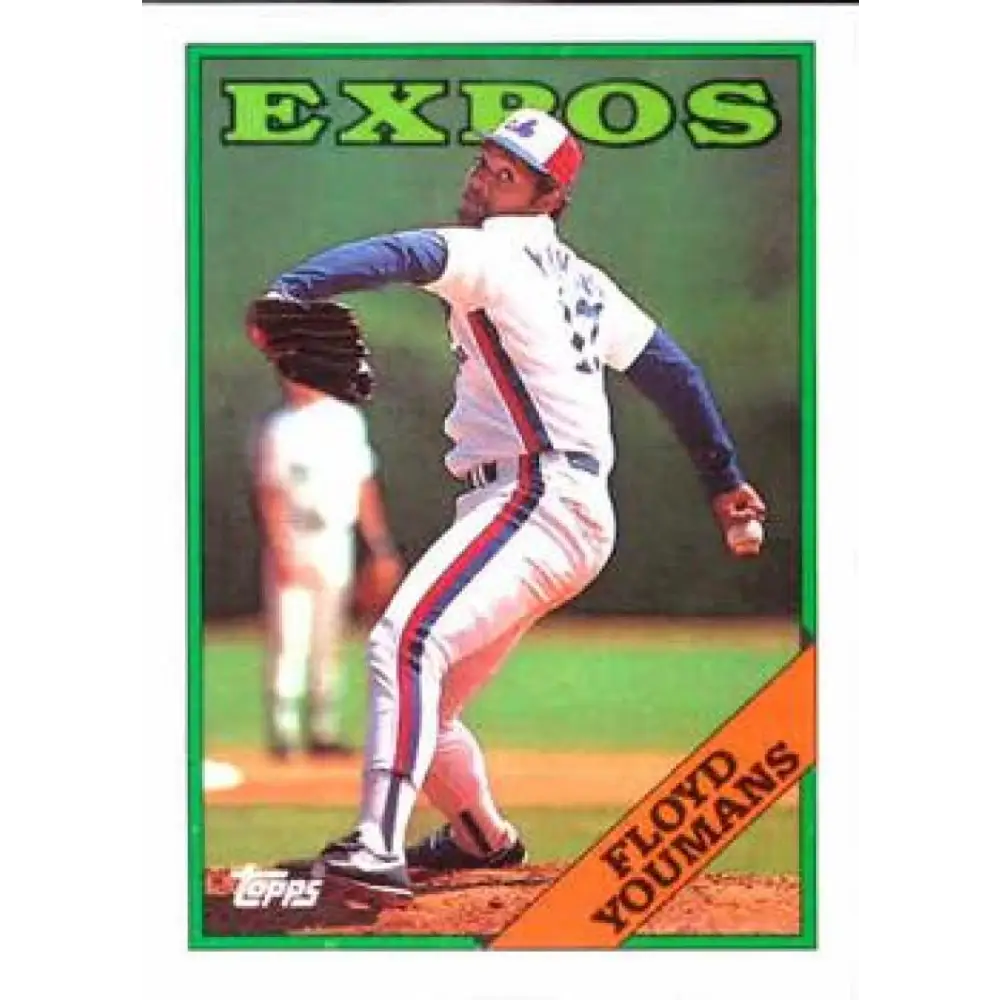 1988 Topps #365 Floyd Youmans NM-MT Montreal Expos Baseball Card  Image 1