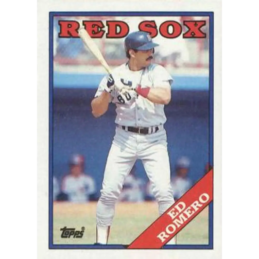 1988 Topps #37 Ed Romero NM-MT Boston Red Sox Baseball Card  Image 1