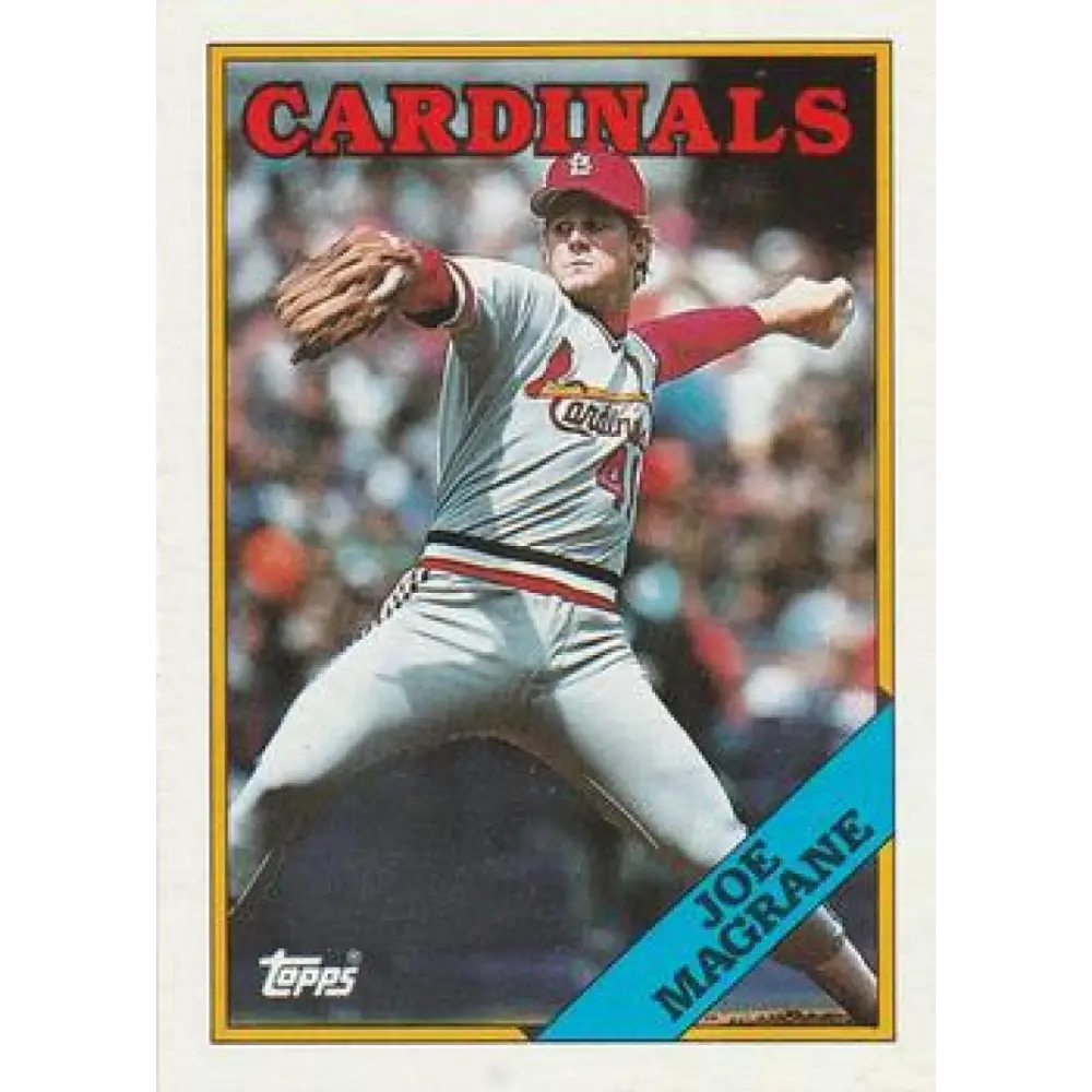 1988 Topps #380 Joe Magrane NM-MT RC Rookie St. Louis Cardinals Baseball Card  Image 1