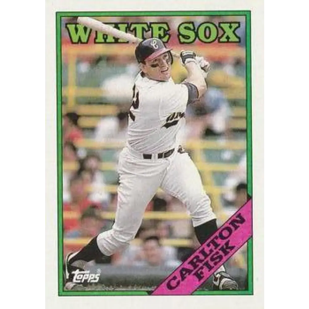 1988 Topps #385 Carlton Fisk NM-MT Chicago White Sox Baseball Card  Image 1