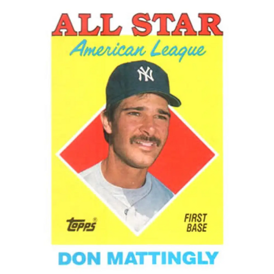 1988 Topps #386 Don Mattingly NM-MT New York Yankees Baseball Card  Image 1