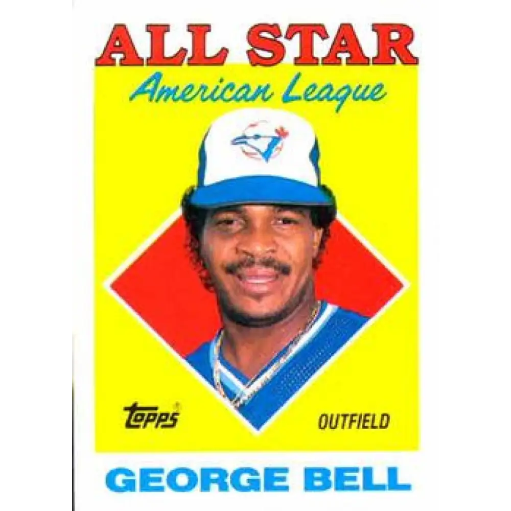 1988 Topps #390 George Bell NM-MT Toronto Blue Jays Baseball Card  Image 1