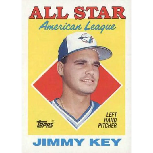 1988 Topps #395 Jimmy Key NM-MT Toronto Blue Jays Baseball Card  Image 1