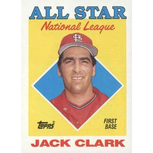 1988 Topps #397 Jack Clark NM-MT St. Louis Cardinals Baseball Card  Image 1