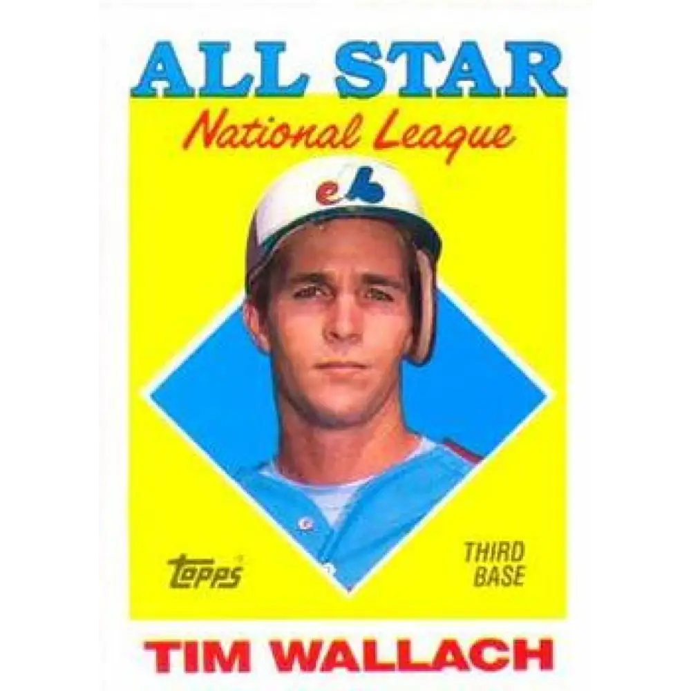 1988 Topps #399 Tim Wallach NM-MT Montreal Expos Baseball Card  Image 1