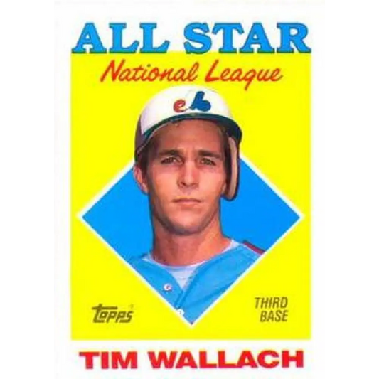 1988 Topps #399 Tim Wallach NM-MT Montreal Expos Baseball Card  Image 1