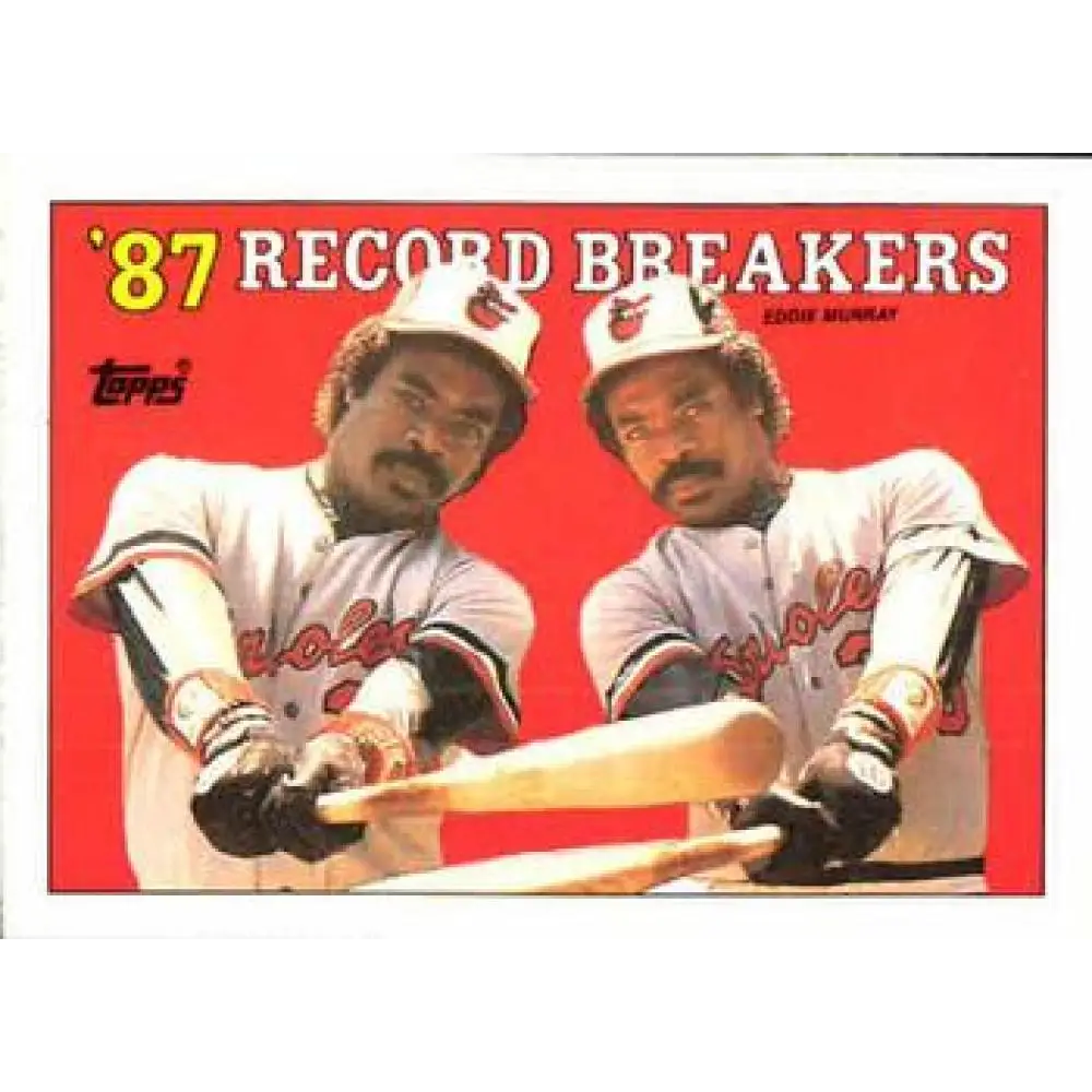 1988 Topps #4 Eddie Murray NM-MT Baltimore Orioles Baseball Card  Image 1