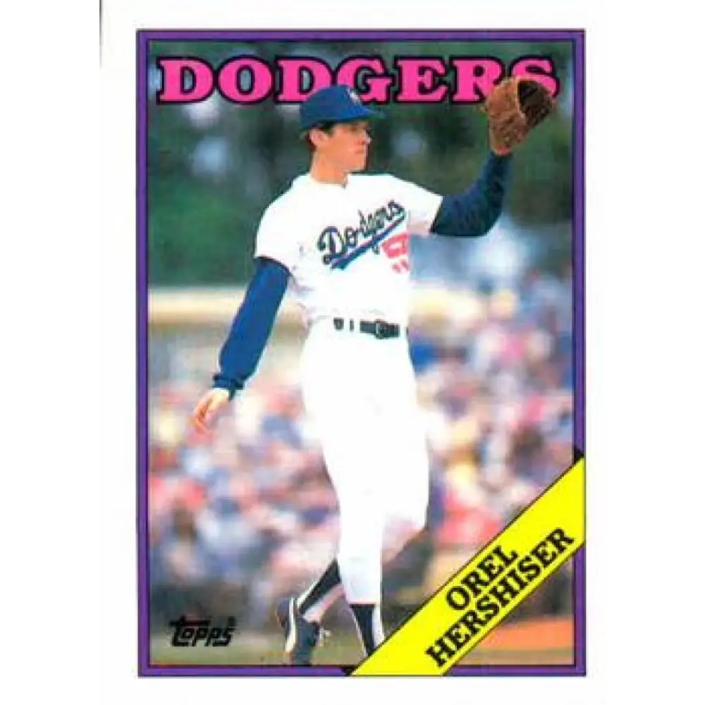 1988 Topps #40 Orel Hershiser NM-MT Los Angeles Dodgers Baseball Card  Image 1