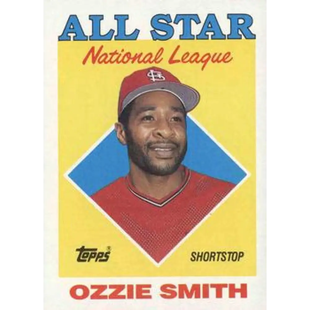 1988 Topps #400 Ozzie Smith NM-MT St. Louis Cardinals Baseball Card  Image 1