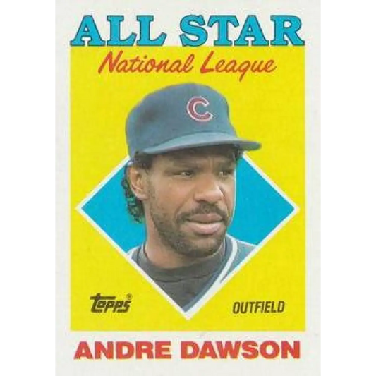 1988 Topps #401 Andre Dawson NM-MT Chicago Cubs Baseball Card  Image 1