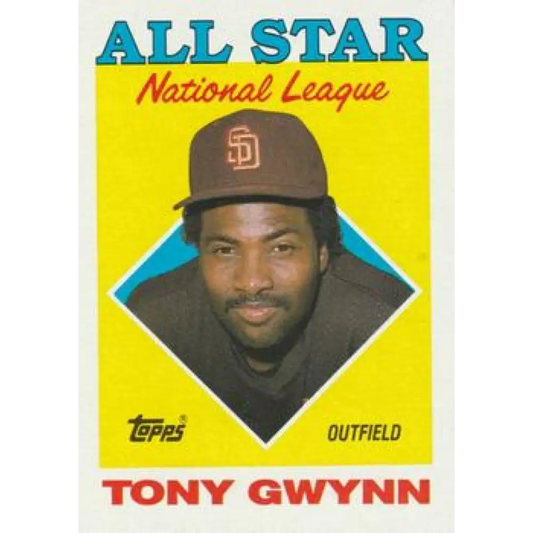 1988 Topps #402 Tony Gwynn NM-MT San Diego Padres Baseball Card  Image 1