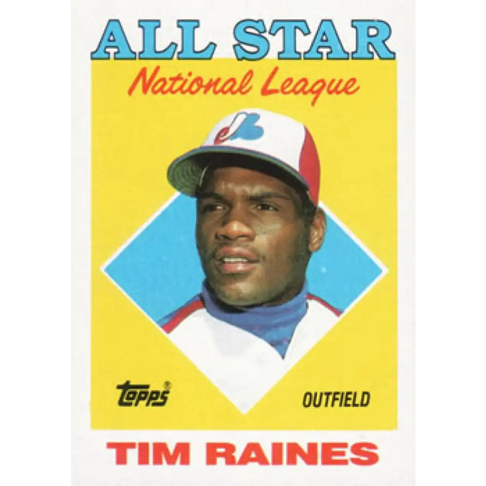 1988 Topps #403 Tim Raines NM-MT Montreal Expos Baseball Card  Image 1