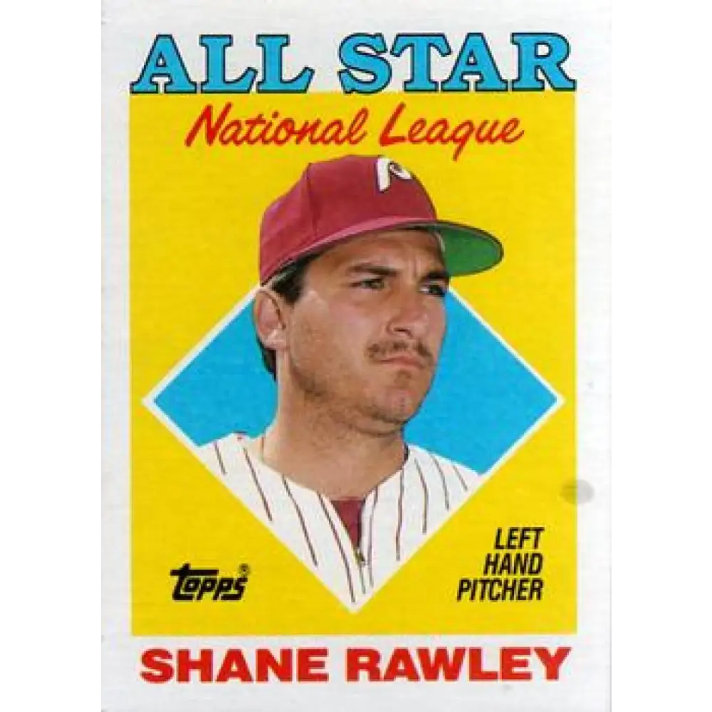 1988 Topps #406 Shane Rawley NM-MT Philadelphia Phillies Baseball Card  Image 1