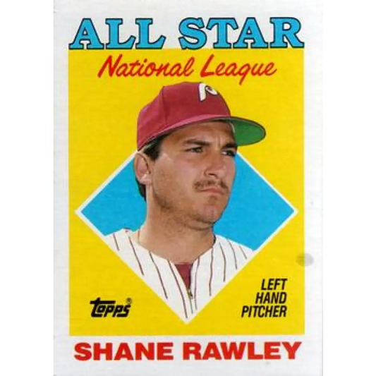 1988 Topps #406 Shane Rawley NM-MT Philadelphia Phillies Baseball Card  Image 1