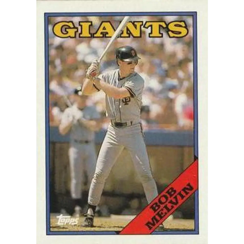 1988 Topps #41 Bob Melvin NM-MT San Francisco Giants Baseball Card  Image 1