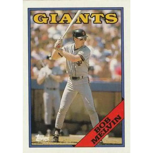 1988 Topps #41 Bob Melvin NM-MT San Francisco Giants Baseball Card  Image 1