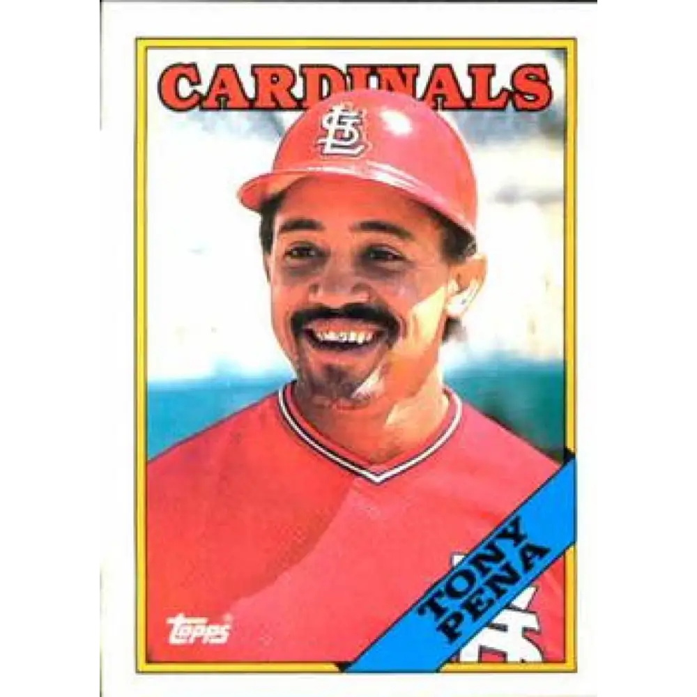1988 Topps #410 Tony Pena NM-MT St. Louis Cardinals Baseball Card  Image 1