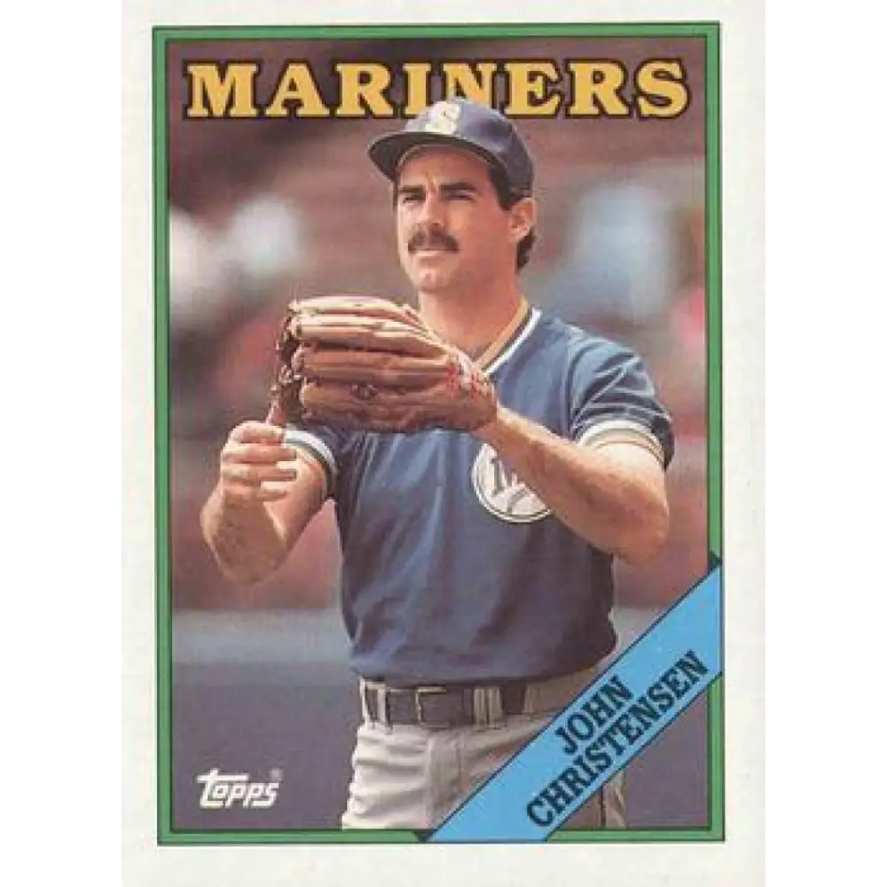 1988 Topps #413 John Christensen NM-MT Seattle Mariners Baseball Card  Image 1