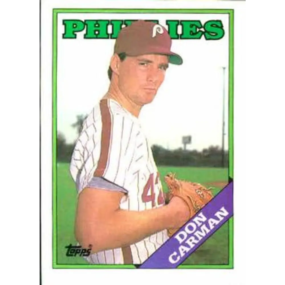 1988 Topps #415 Don Carman NM-MT Philadelphia Phillies Baseball Card  Image 1