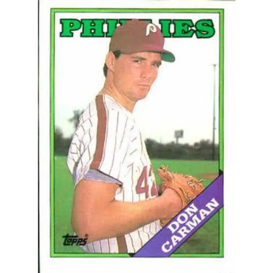 1988 Topps #415 Don Carman NM-MT Philadelphia Phillies Baseball Card  Image 1