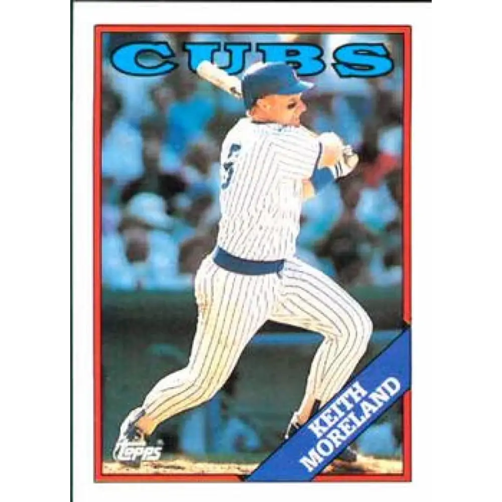 1988 Topps #416 Keith Moreland NM-MT Chicago Cubs Baseball Card  Image 1