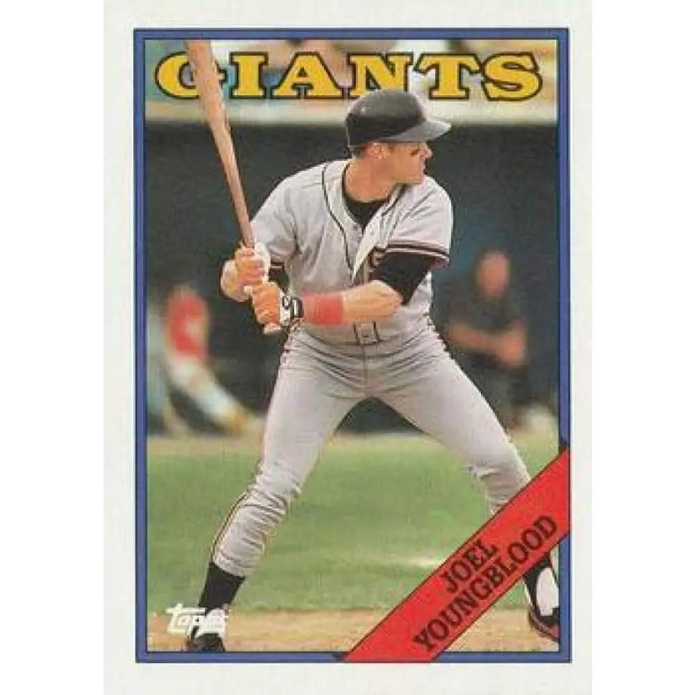 1988 Topps #418 Joel Youngblood NM-MT San Francisco Giants Baseball Card  Image 1