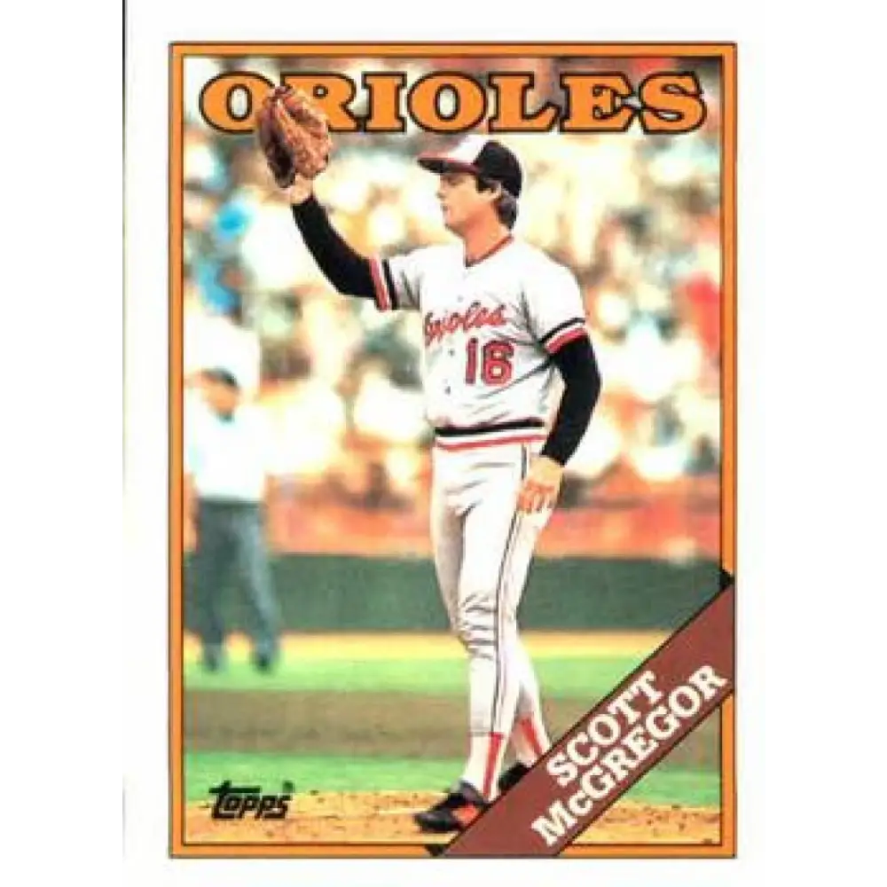 1988 Topps #419 Scott McGregor NM-MT Baltimore Orioles Baseball Card  Image 1