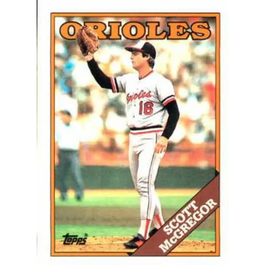 1988 Topps #419 Scott McGregor NM-MT Baltimore Orioles Baseball Card  Image 1