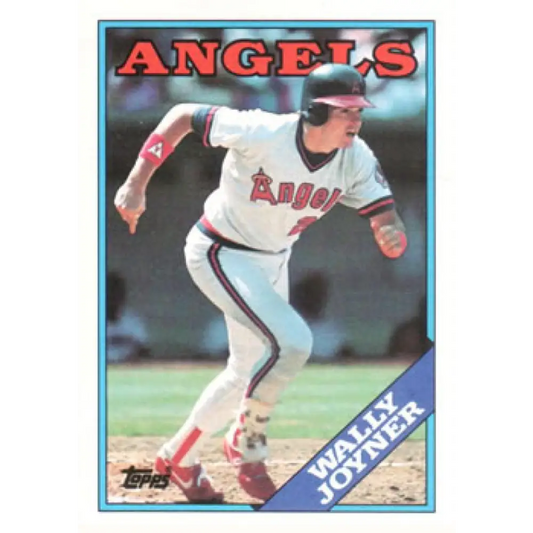 1988 Topps #420 Wally Joyner NM-MT California Angels Baseball Card  Image 1