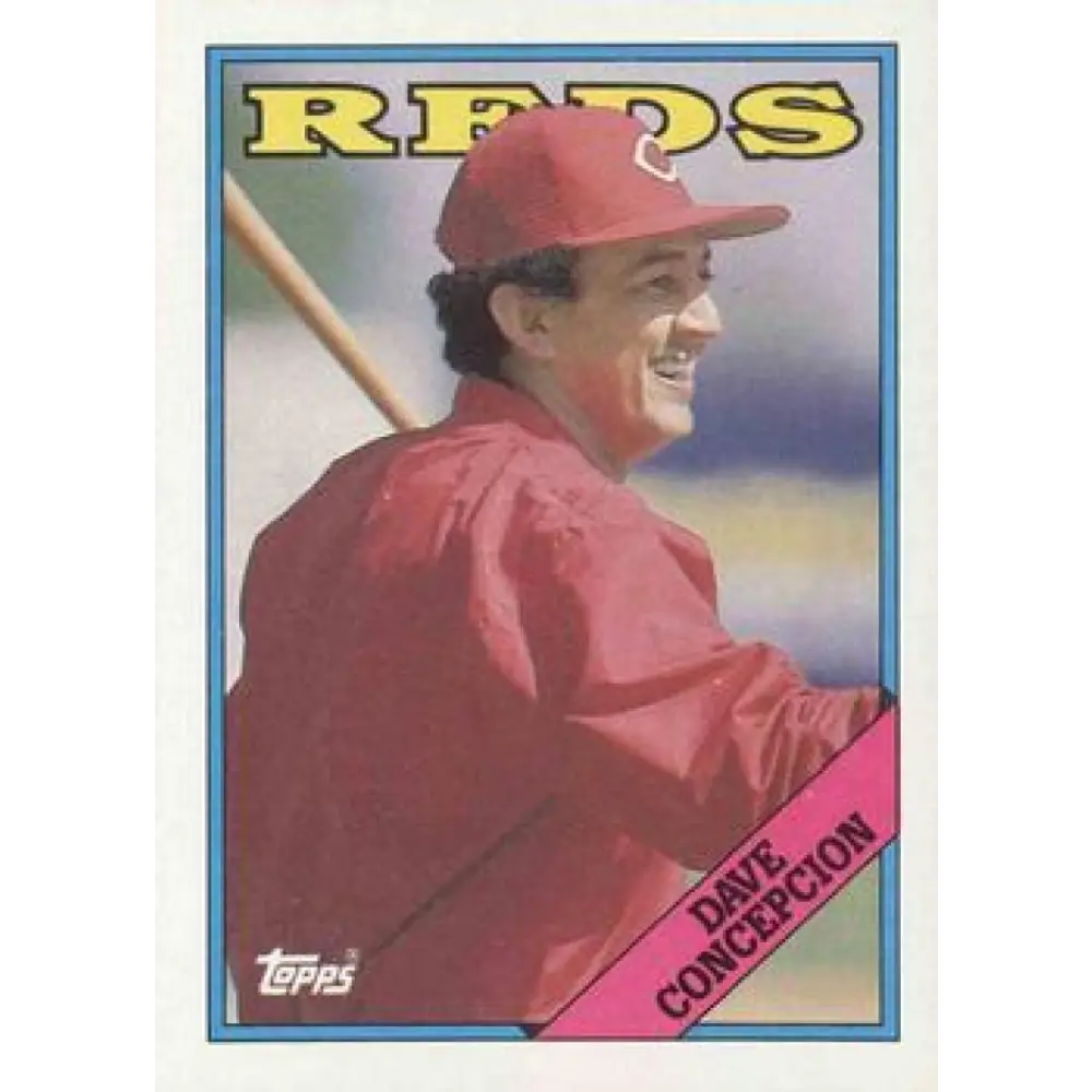 1988 Topps #422 Dave Concepcion NM-MT Cincinnati Reds Baseball Card  Image 1