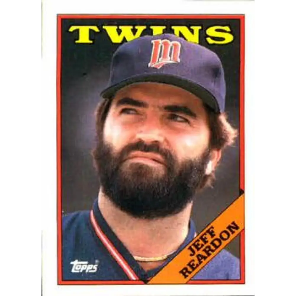 1988 Topps #425 Jeff Reardon NM-MT Minnesota Twins Baseball Card  Image 1