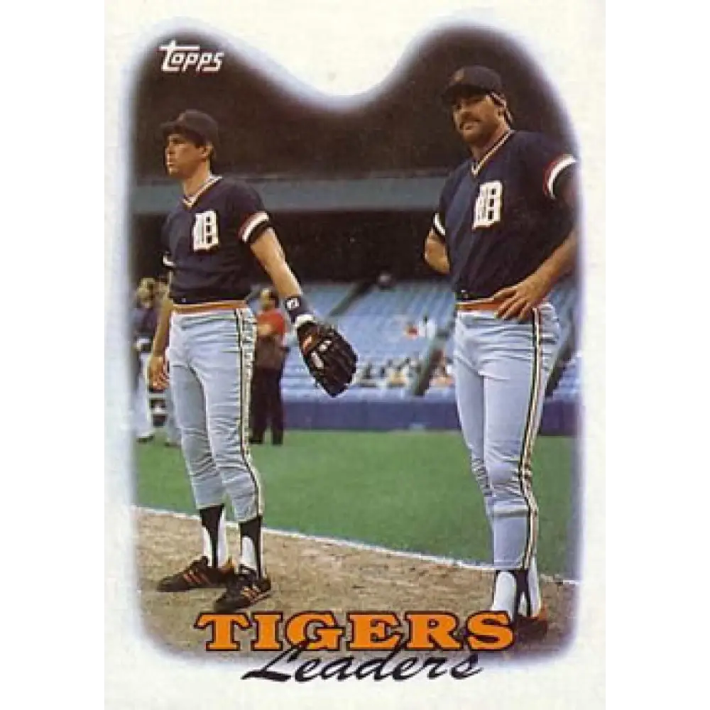 1988 Topps #429 Alan Trammell/Kirk Gibson NM-MT Detroit Tigers Baseball Card  Image 1
