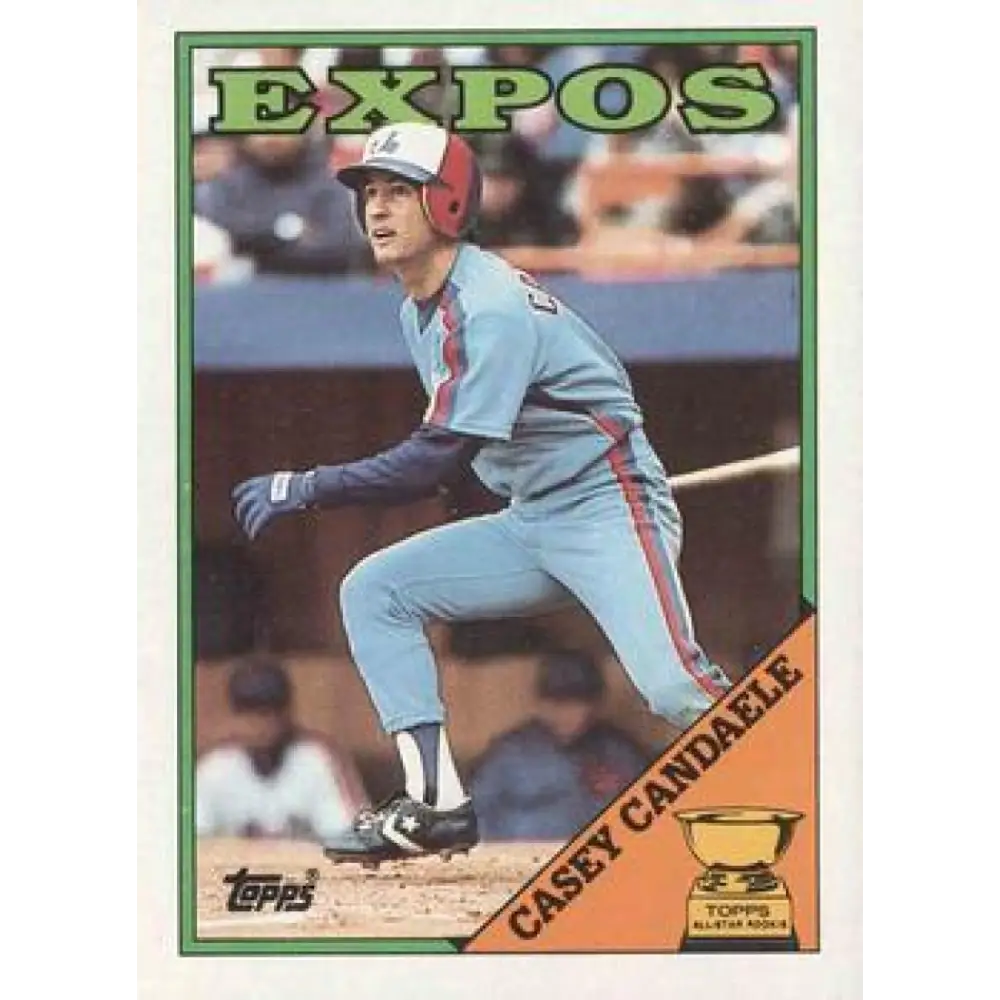 1988 Topps #431 Casey Candaele NM-MT Montreal Expos Baseball Card  Image 1