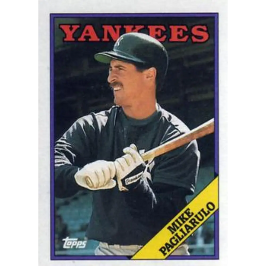 1988 Topps #435 Mike Pagliarulo NM-MT New York Yankees Baseball Card  Image 1