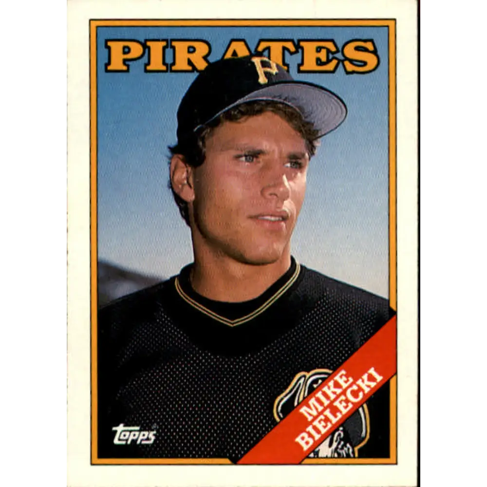 1988 Topps #436 Mike Bielecki NM-MT Pittsburgh Pirates Baseball Card  Image 1