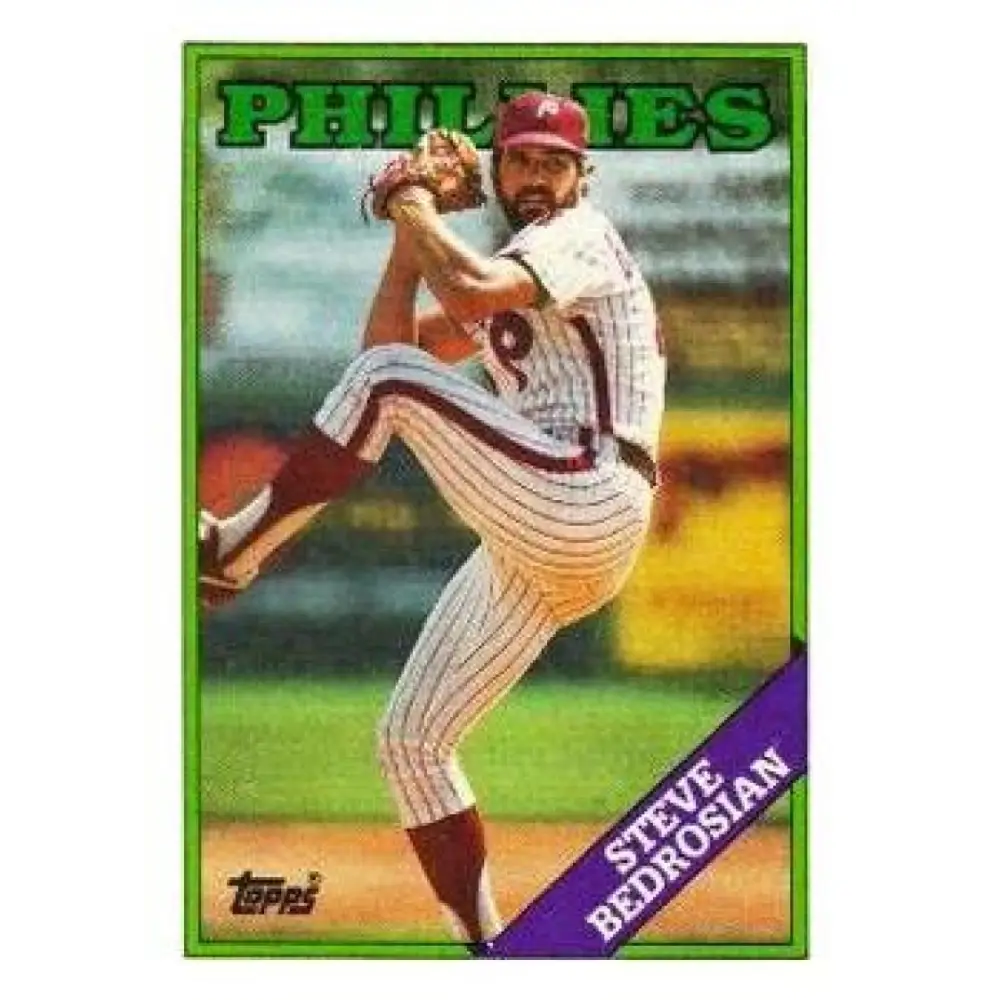 1988 Topps #440 Steve Bedrosian NM-MT Philadelphia Phillies Baseball Card  Image 1
