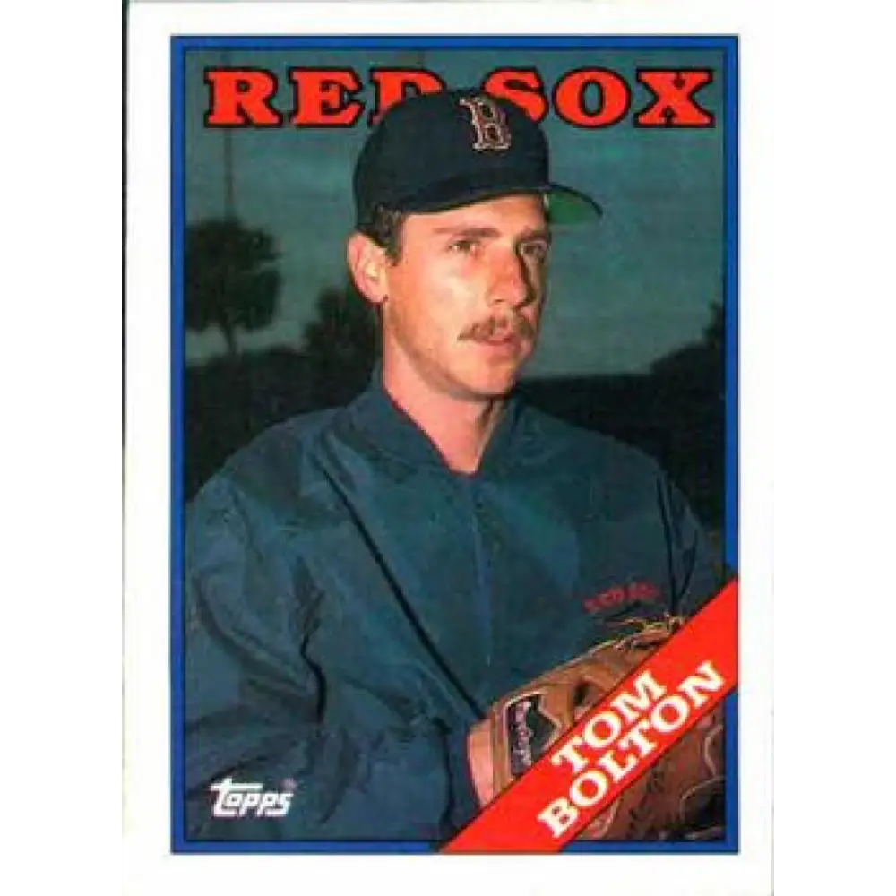 1988 Topps #442 Tom Bolton NM-MT RC Rookie Boston Red Sox Baseball Card  Image 1