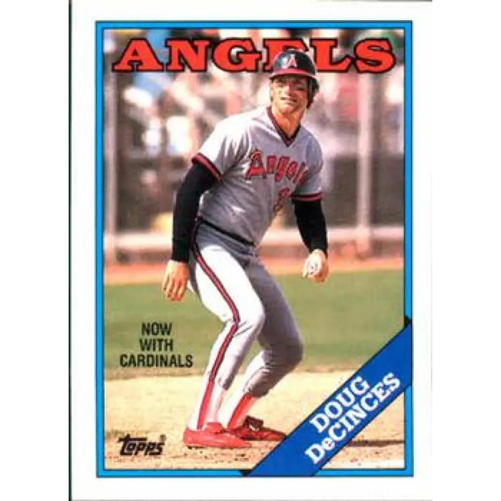 1988 Topps #446 Doug DeCinces NM-MT California Angels Baseball Card  Image 1