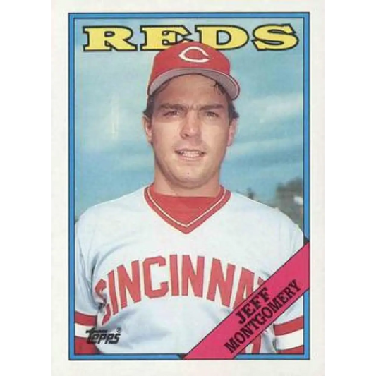 1988 Topps #447 Jeff Montgomery NM-MT RC Rookie Cincinnati Reds Baseball Card  Image 1
