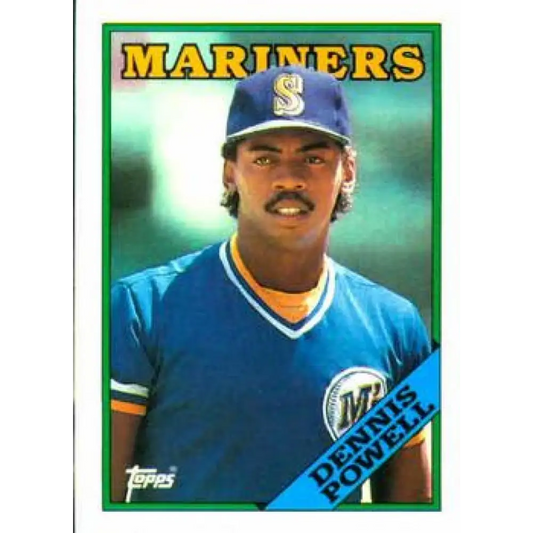 1988 Topps #453 Dennis Powell NM-MT Seattle Mariners Baseball Card  Image 1