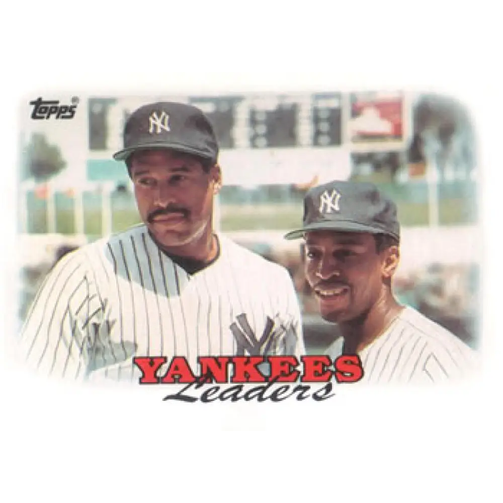 1988 Topps #459 Dave Winfield/Willie Randolph NM-MT New York Yankees Baseball Card  Image 1