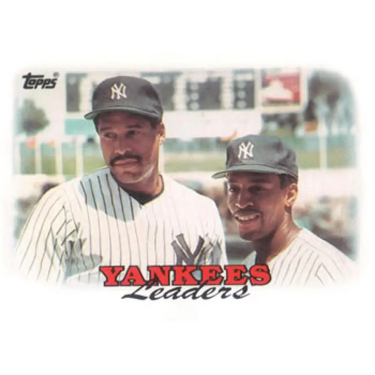 1988 Topps #459 Dave Winfield/Willie Randolph NM-MT New York Yankees Baseball Card  Image 1