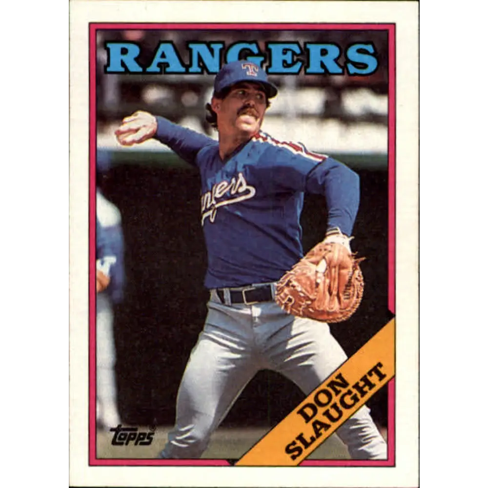 1988 Topps #462 Don Slaught NM-MT Texas Rangers Baseball Card  Image 1