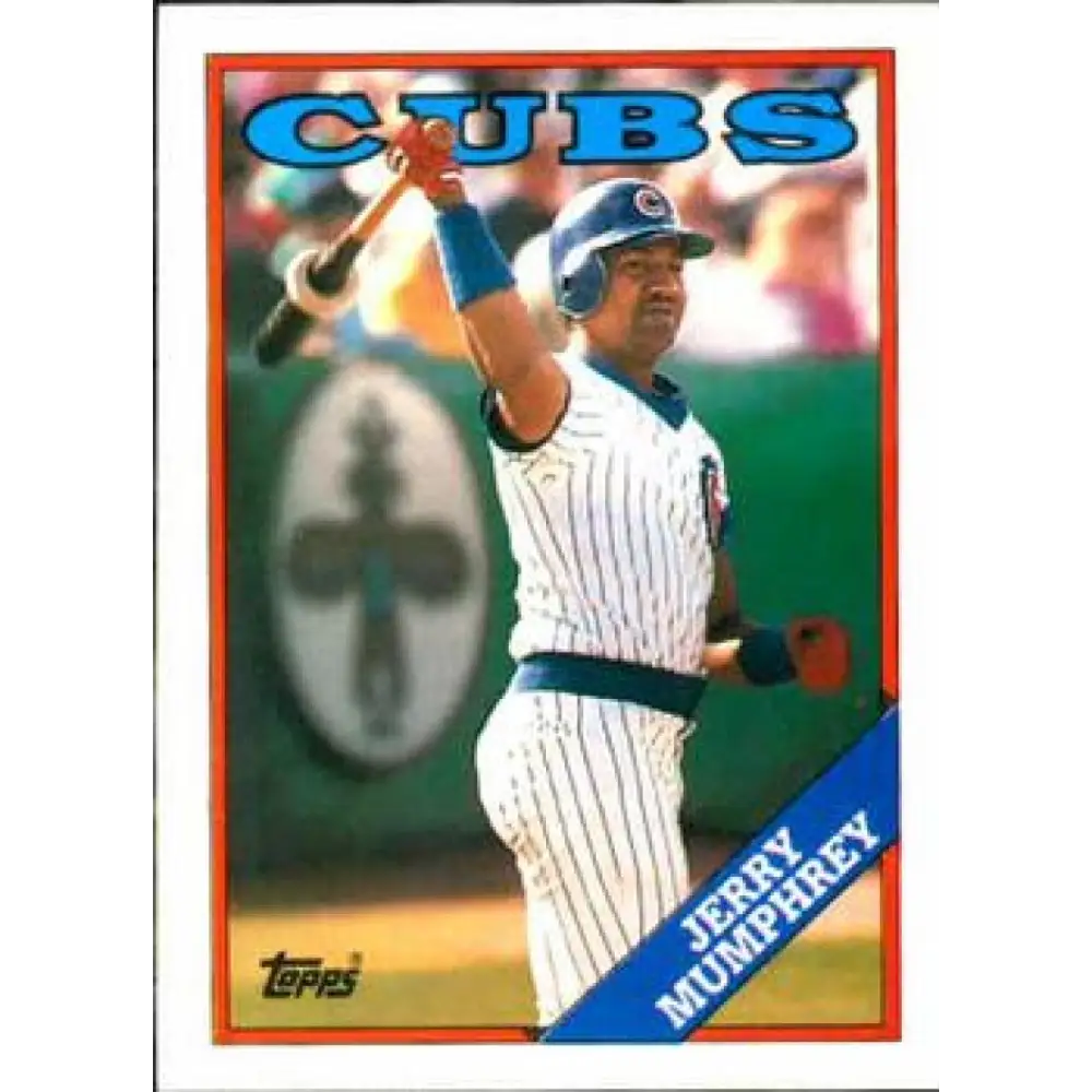 1988 Topps #466 Jerry Mumphrey NM-MT Chicago Cubs Baseball Card  Image 1
