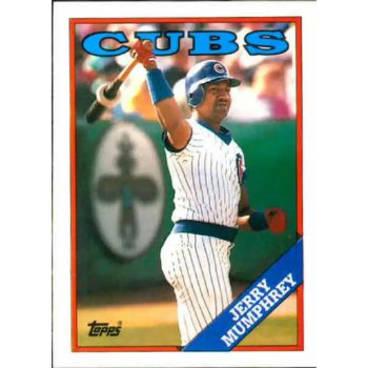 1988 Topps #466 Jerry Mumphrey NM-MT Chicago Cubs Baseball Card  Image 1