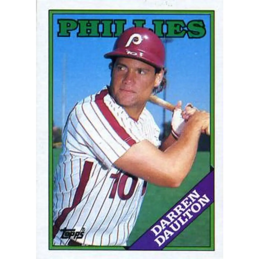 1988 Topps #468 Darren Daulton NM-MT Philadelphia Phillies Baseball Card  Image 1