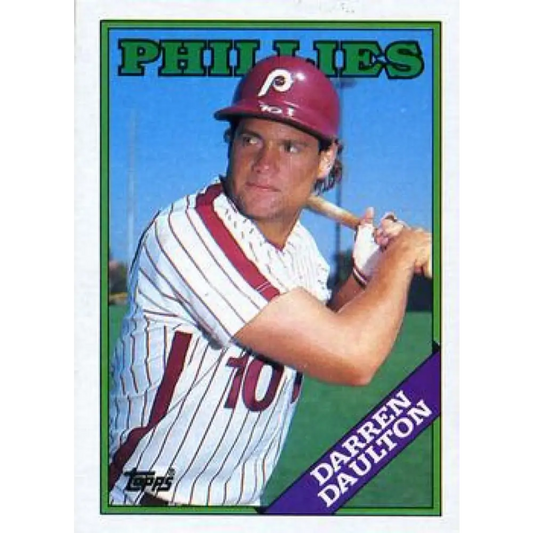 1988 Topps #468 Darren Daulton NM-MT Philadelphia Phillies Baseball Card  Image 1