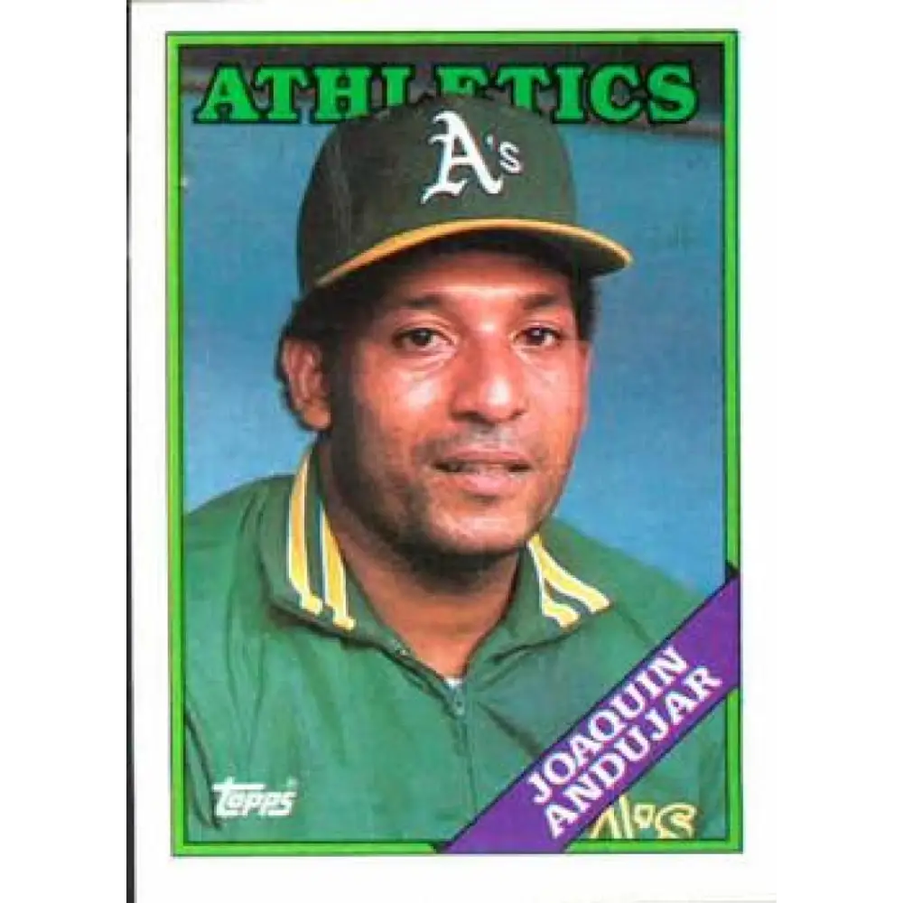 1988 Topps #47 Joaquin Andujar NM-MT Oakland Athletics Baseball Card  Image 1