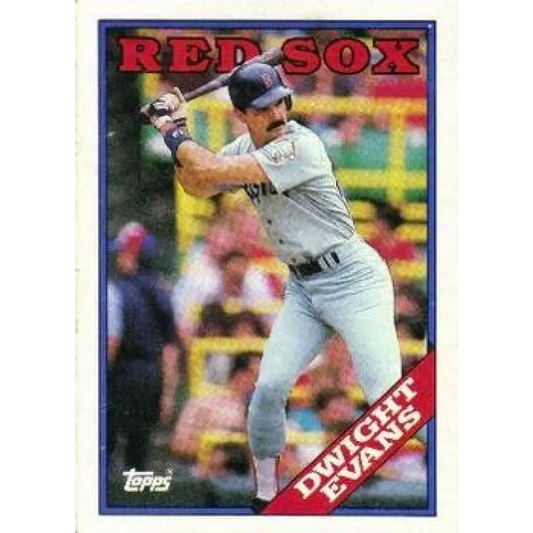 1988 Topps #470 Dwight Evans NM-MT Boston Red Sox Baseball Card  Image 1